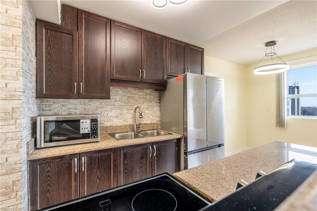 803-851 Queenston Road, Hamilton, ON - Indoor Photo Showing Kitchen With Double Sink