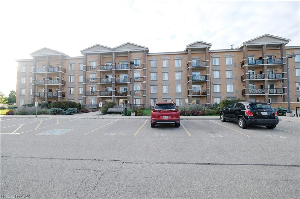 302-2 Colonial Drive, Guelph, ON - Outdoor With Balcony With Facade
