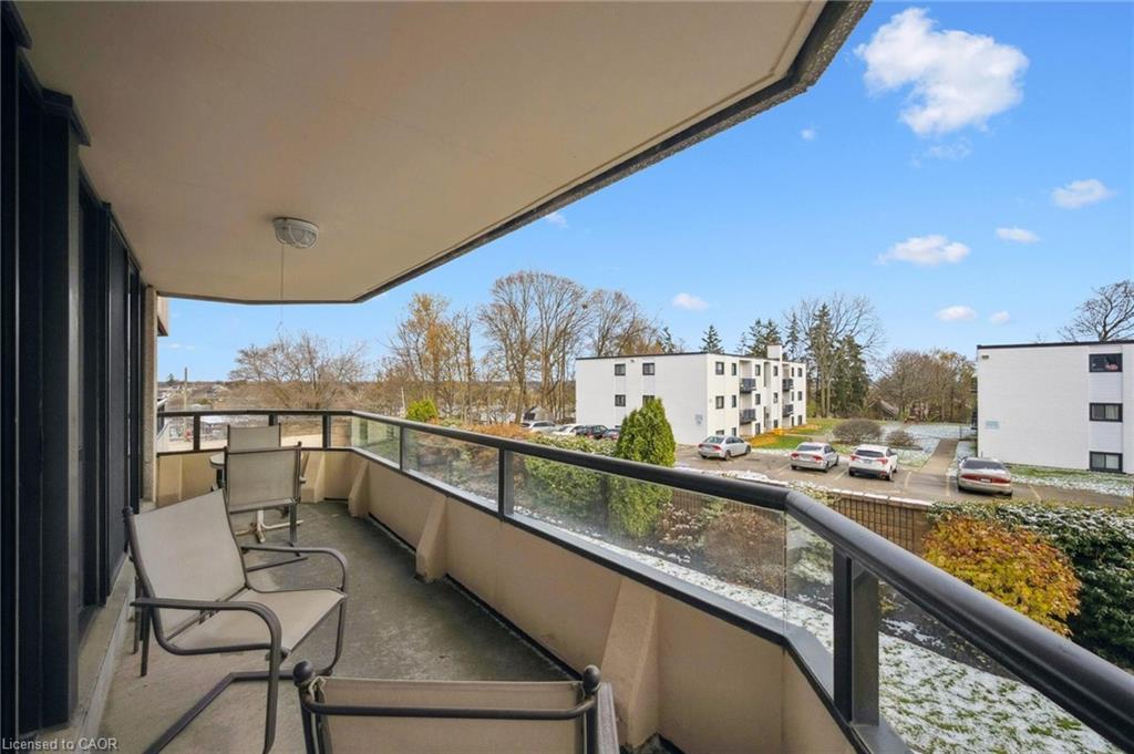 406-2 Lancaster Street E, Kitchener, ON - Outdoor With Balcony With Exterior