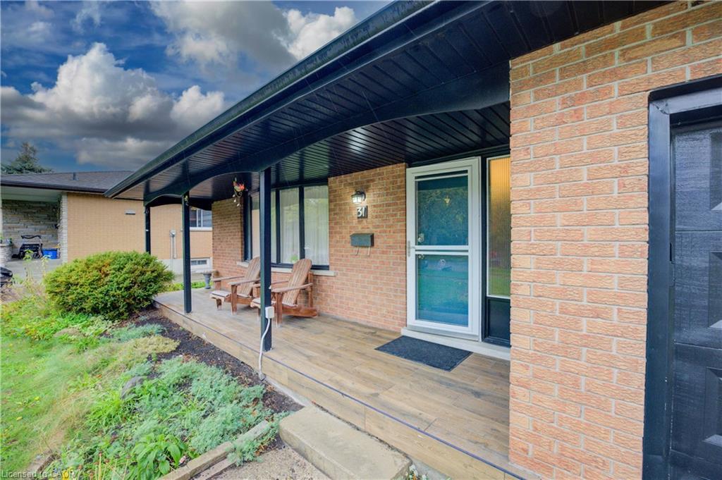 31 Bonfair Court, Kitchener, ON - Outdoor With Deck Patio Veranda With Exterior