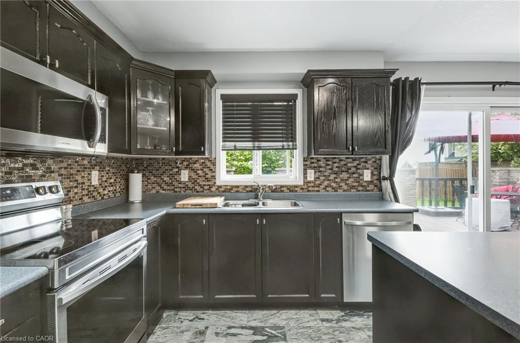 5 Mavin Street, Brantford, ON - Indoor Photo Showing Kitchen With Double Sink