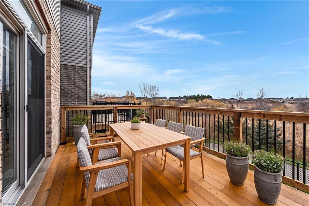 121 Steeplechase Way, Waterloo, ON - Outdoor With Deck Patio Veranda With Exterior