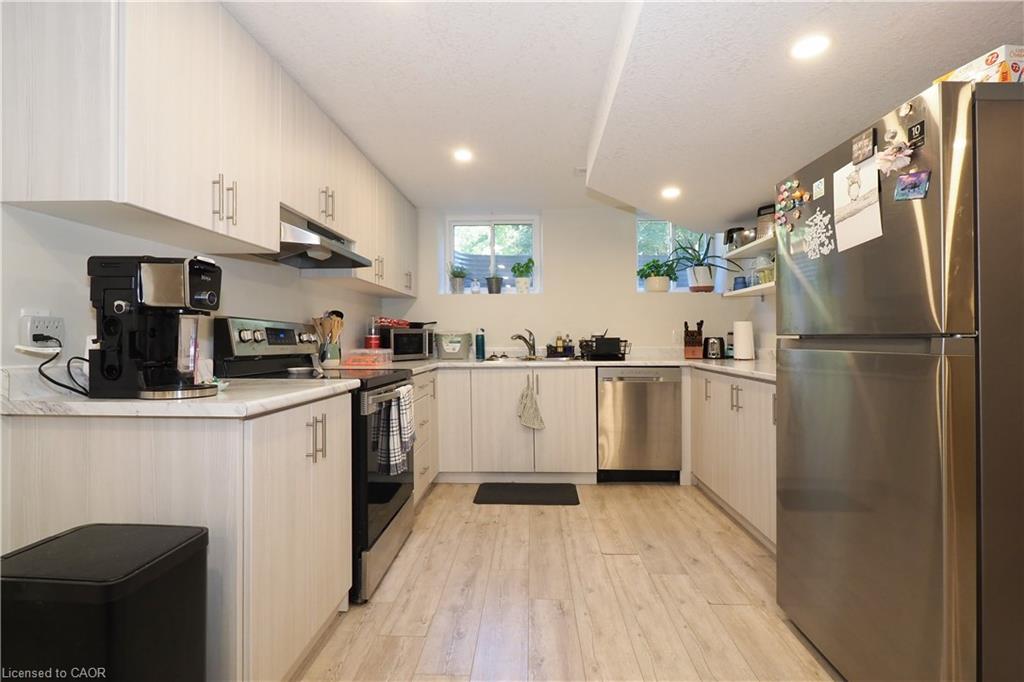 296 Dumfries Avenue, Kitchener, ON - Indoor Photo Showing Kitchen With Double Sink