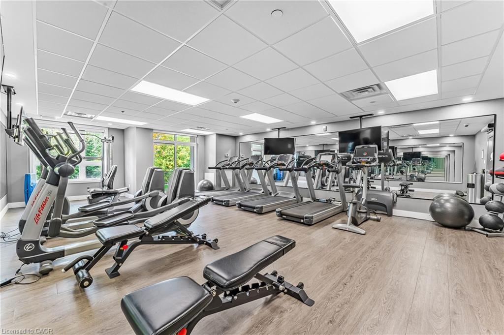223-101 Shoreview Place, Stoney Creek, ON - Indoor Photo Showing Gym Room