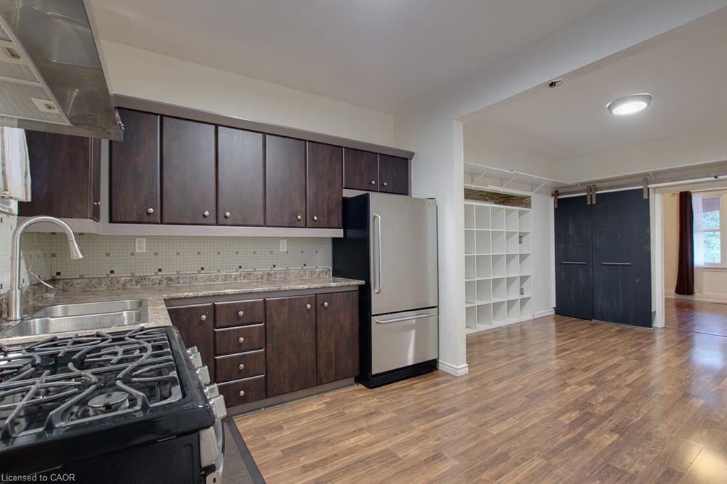 Main Level-193 Emerald Street N, Hamilton, ON - Indoor Photo Showing Kitchen With Double Sink