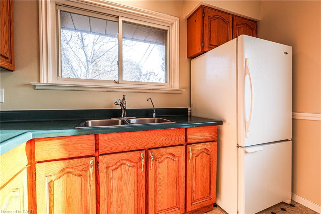 39 Carousel Avenue, Hamilton, ON - Indoor Photo Showing Kitchen With Double Sink