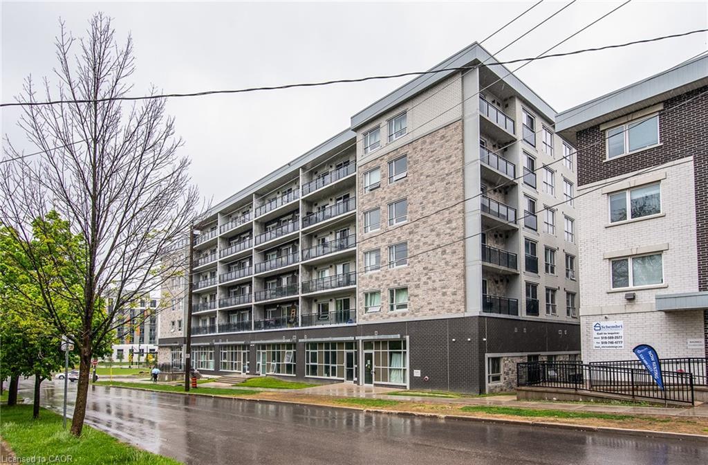 609F-275 Larch Street, Waterloo, ON - Outdoor With Balcony With Facade