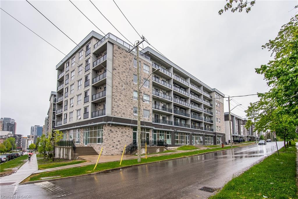 609F-275 Larch Street, Waterloo, ON - Outdoor With Balcony With Facade