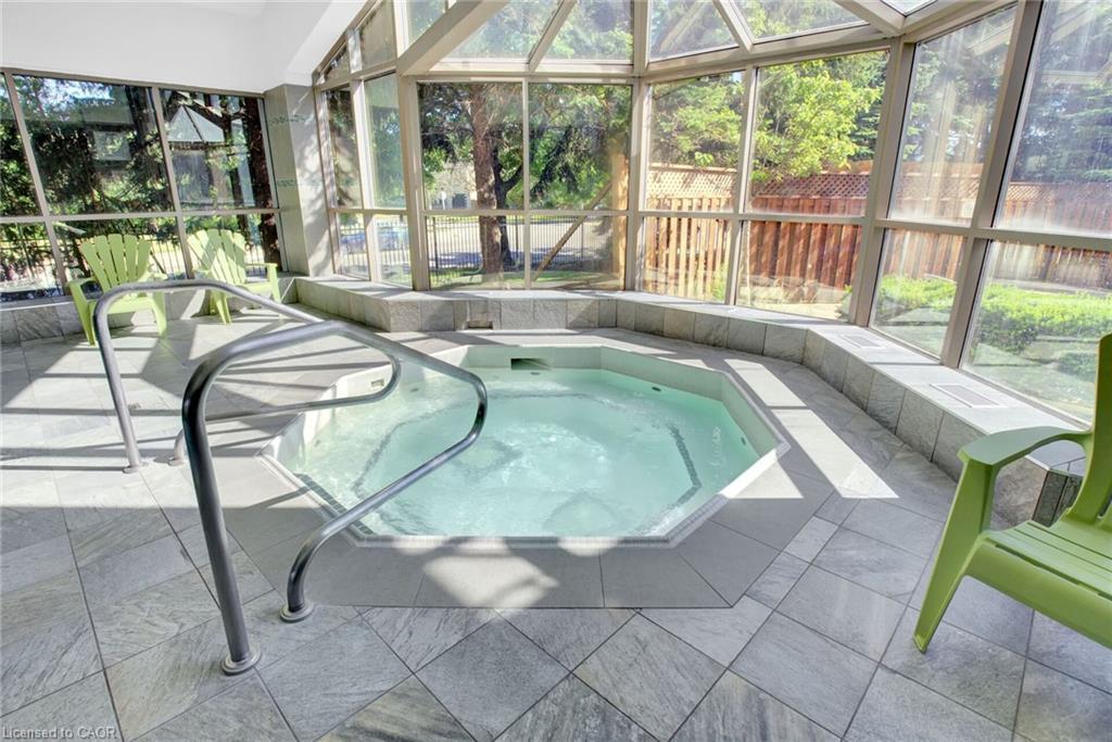 306-75 King Street E, Mississauga, ON - Outdoor With In Ground Pool