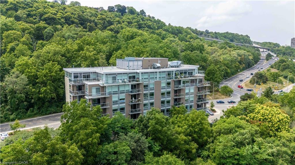 306-455 Charlton Avenue E, Hamilton, ON - Outdoor With Balcony With View