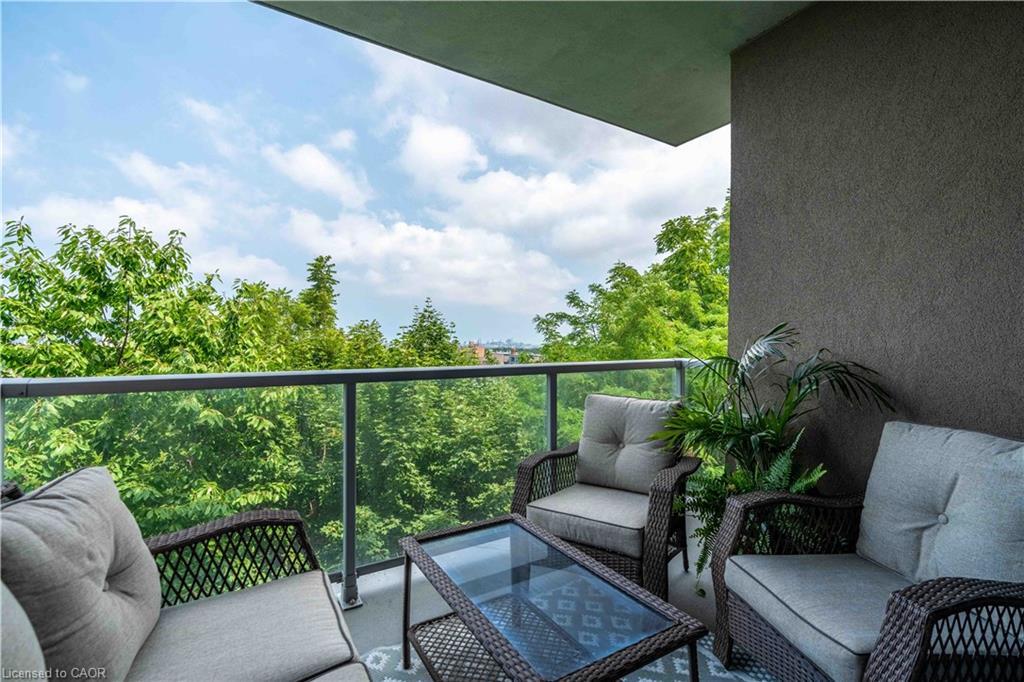 306-455 Charlton Avenue E, Hamilton, ON - Outdoor With Balcony With Exterior