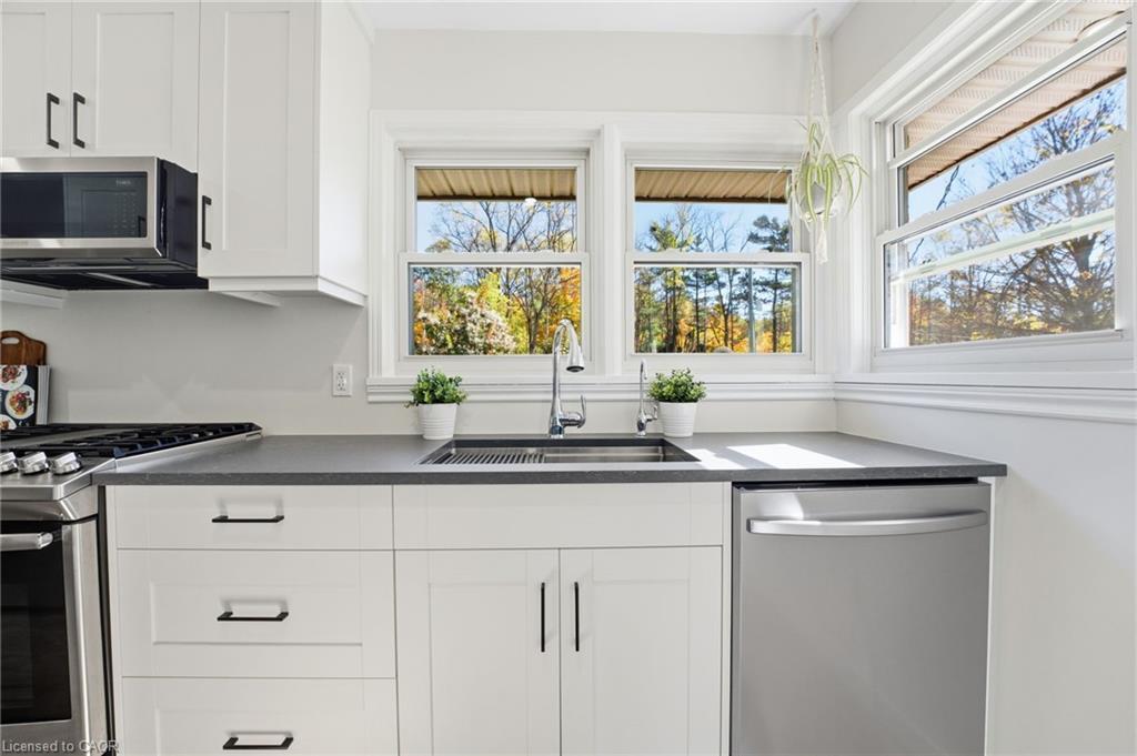 1822 Spragues Road, Ayr, ON - Indoor Photo Showing Kitchen With Double Sink