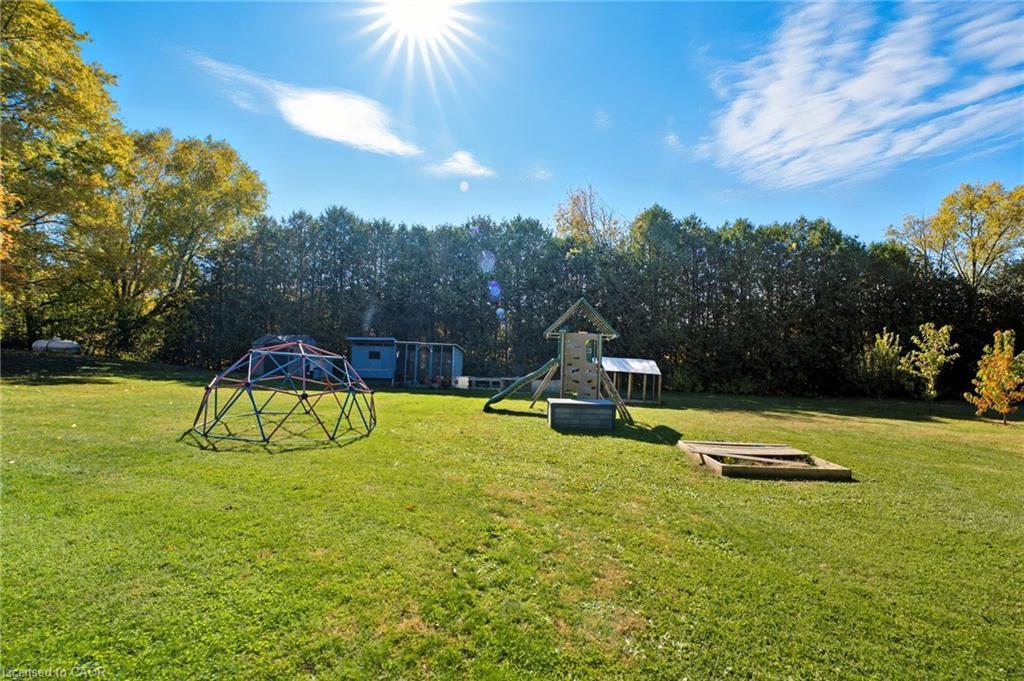 1822 Spragues Road, Ayr, ON - Outdoor With Backyard