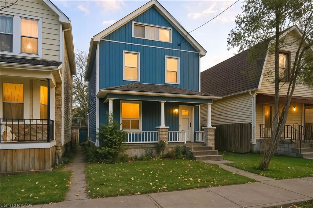 59 Francis Street, Hamilton, ON - Outdoor With Deck Patio Veranda With Facade