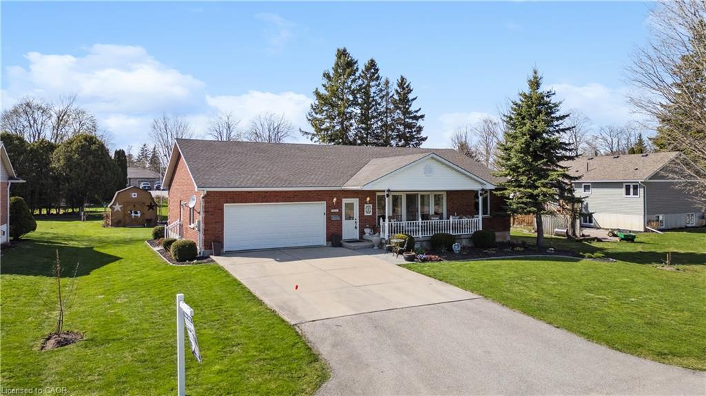 664 Maple Street, Brussels, ON - Outdoor With Deck Patio Veranda With Facade