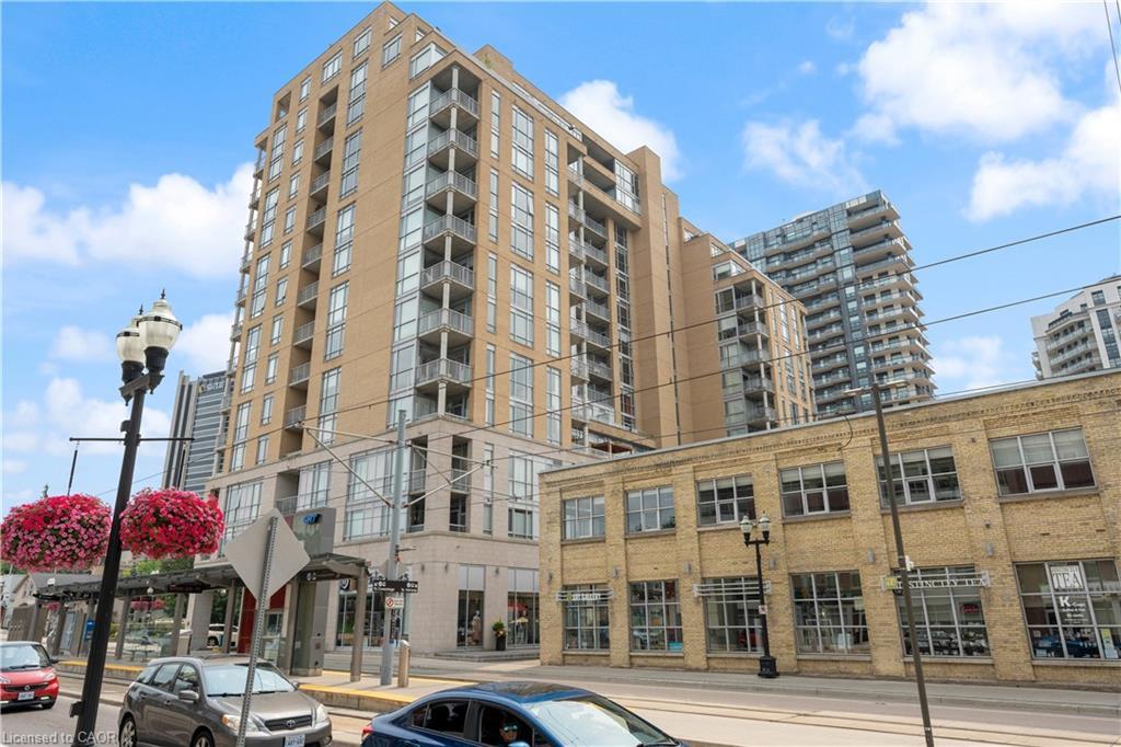 906-191 King Street S, Waterloo, ON - Outdoor With Balcony With Facade