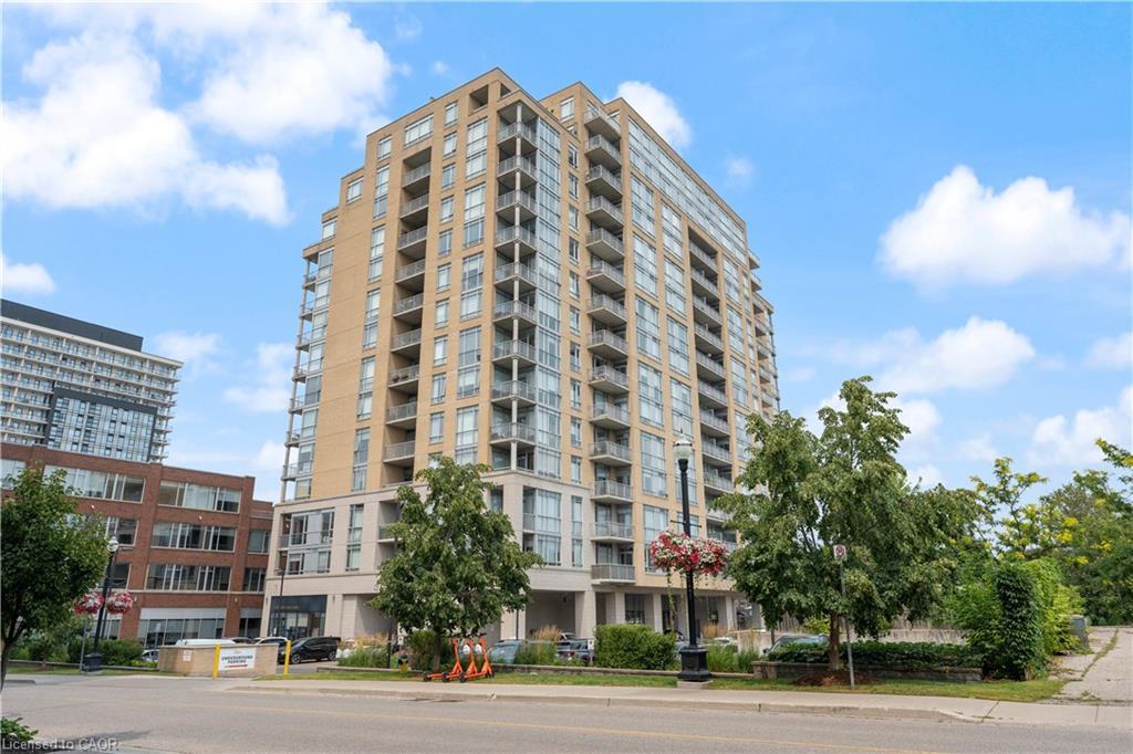 906-191 King Street S, Waterloo, ON - Outdoor With Balcony With Facade