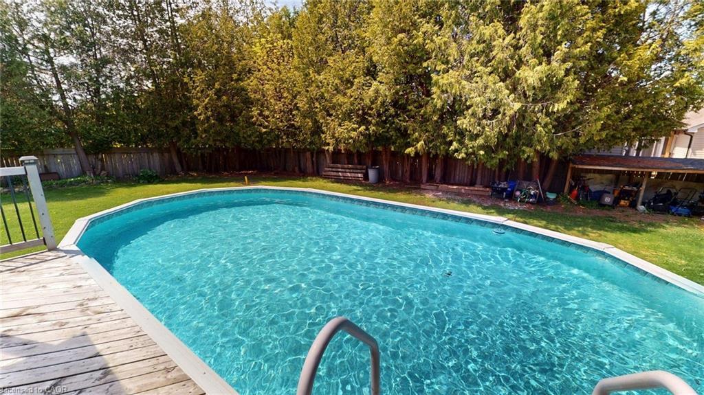 12860 Regional Road 25, Acton, ON - Outdoor With Above Ground Pool With Backyard