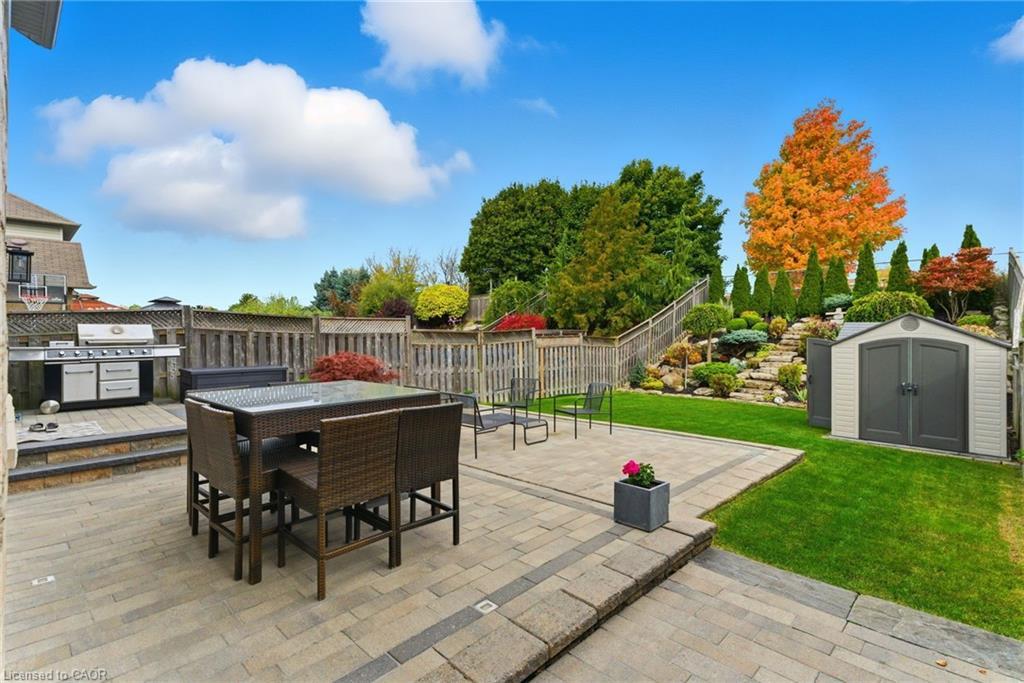 198 Springvalley Crescent, Hamilton, ON - Outdoor With Deck Patio Veranda With Backyard