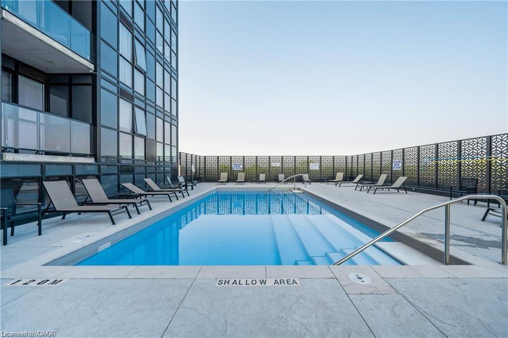 605-108 Garment Street, Kitchener, ON - Outdoor With In Ground Pool