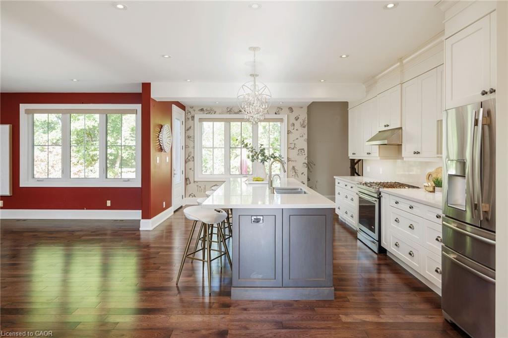 2448 Bridge Road, Oakville, ON - Indoor Photo Showing Kitchen With Upgraded Kitchen