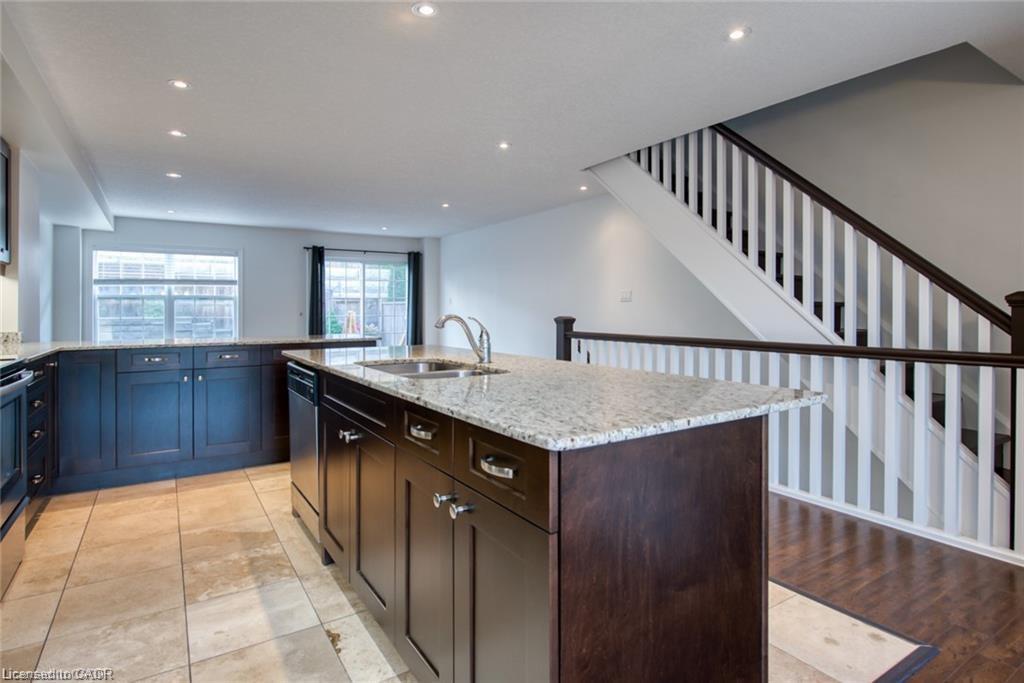 43 Woolwich Street, Kitchener, ON - Indoor Photo Showing Kitchen With Double Sink