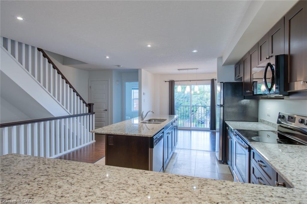 43 Woolwich Street, Kitchener, ON - Indoor Photo Showing Kitchen With Double Sink With Upgraded Kitchen
