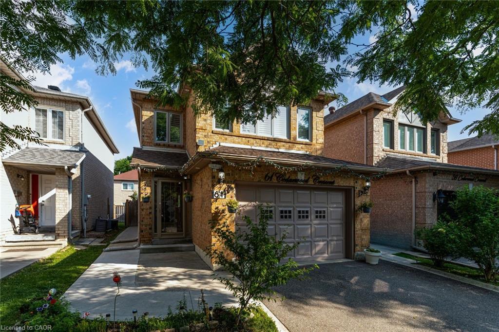 61 Cedarwood Crescent, Brampton, ON - Outdoor With Facade