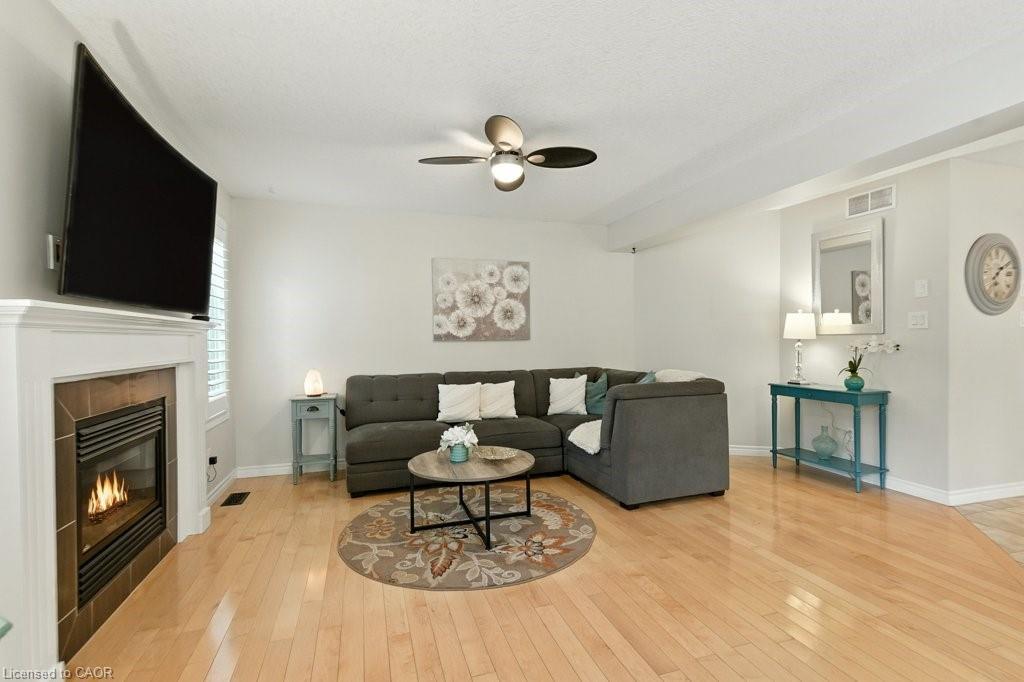 120 Spencer Drive, Elora, ON - Indoor Photo Showing Living Room With Fireplace