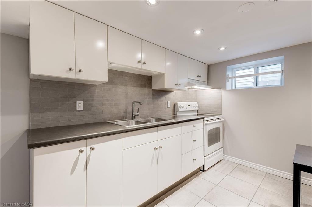 97 Knyvet Avenue, Hamilton, ON - Indoor Photo Showing Kitchen With Double Sink