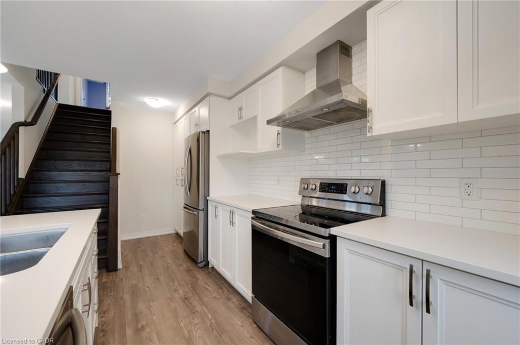 110 Ian Ormston Drive, Kitchener, ON - Indoor Photo Showing Kitchen With Double Sink