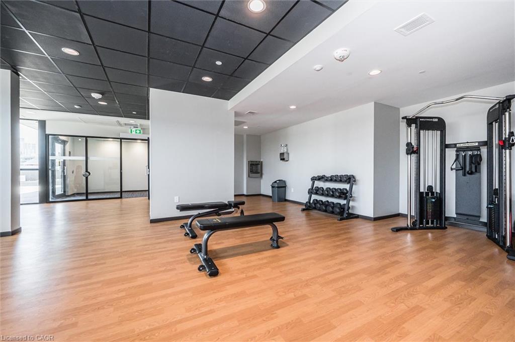 416-108 Garment Street, Kitchener, ON - Indoor Photo Showing Gym Room