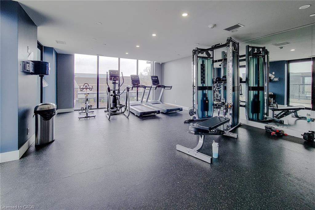 1503-15 Queen Street S, Hamilton, ON - Indoor Photo Showing Gym Room