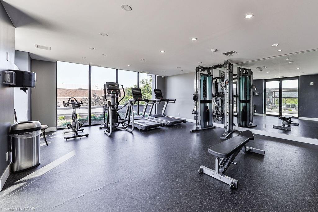 1503-15 Queen Street S, Hamilton, ON - Indoor Photo Showing Gym Room