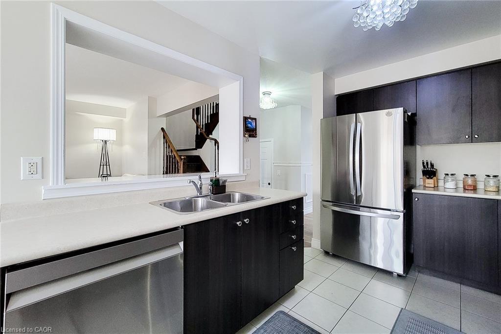 76 Mcallistar Drive, Binbrook, ON - Indoor Photo Showing Kitchen With Double Sink