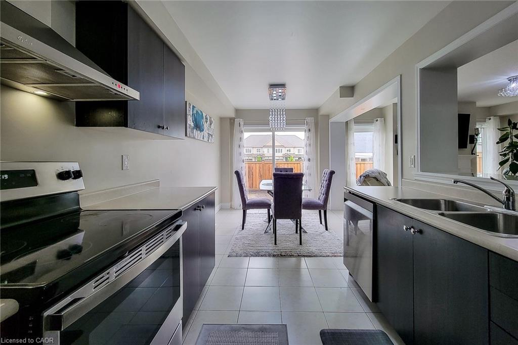 76 Mcallistar Drive, Binbrook, ON - Indoor Photo Showing Kitchen With Double Sink