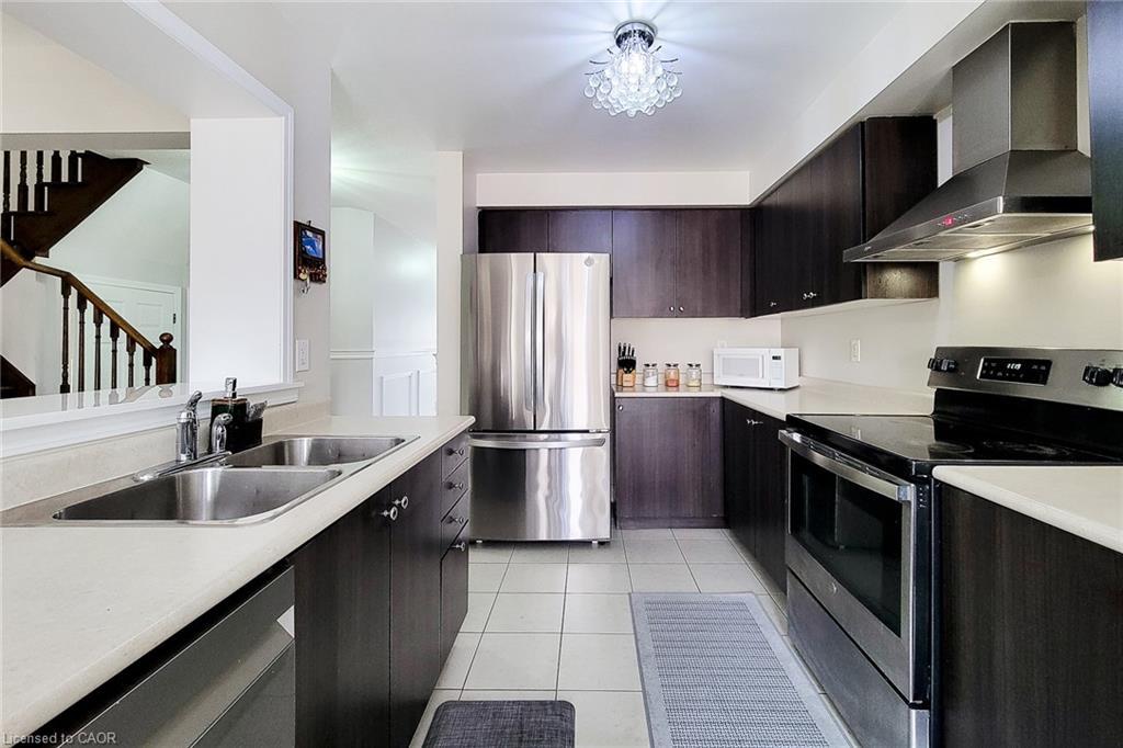 76 Mcallistar Drive, Binbrook, ON - Indoor Photo Showing Kitchen With Double Sink