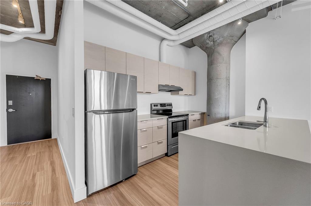 221-120 Huron Street, Guelph, ON - Indoor Photo Showing Kitchen With Double Sink