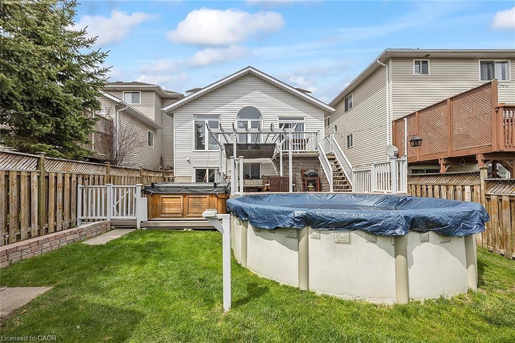 101 Dalgleish Avenue, Kingston, ON - Outdoor With Above Ground Pool With Deck Patio Veranda