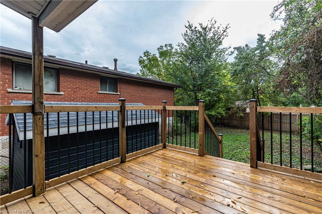 164 London Street N, Hamilton, ON - Outdoor With Deck Patio Veranda With Exterior