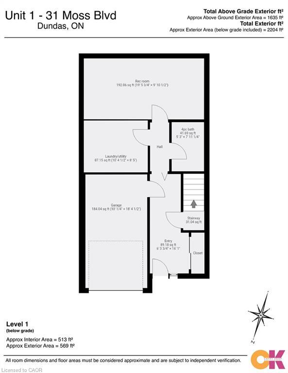 1-31 Moss Boulevard, Dundas, ON - Other