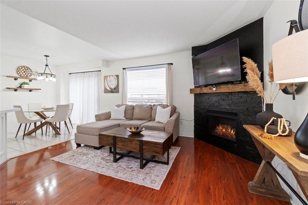 11 Redfinch Way, Brampton, ON - Indoor Photo Showing Living Room With Fireplace