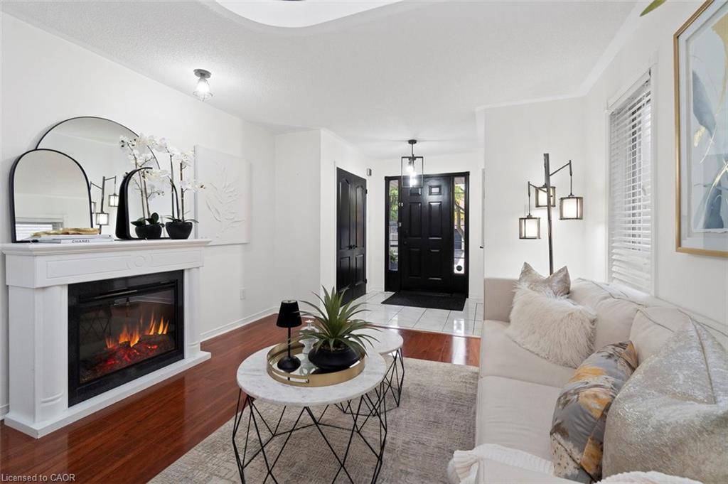 11 Redfinch Way, Brampton, ON - Indoor Photo Showing Living Room With Fireplace