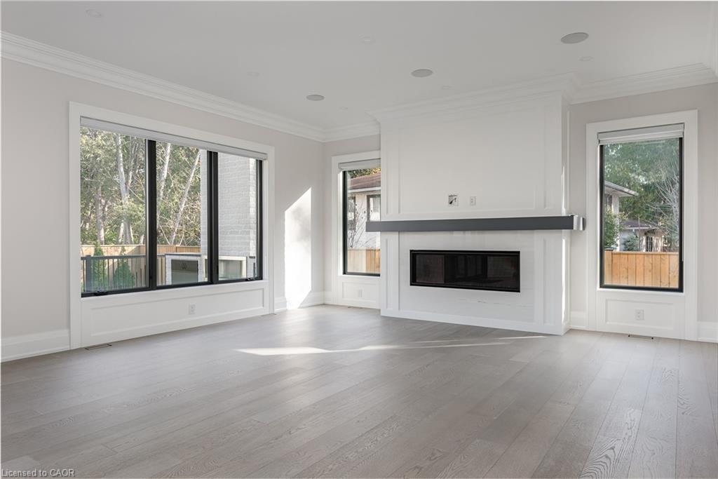 481 Chartwell Road, Oakville, ON - Indoor Photo Showing Living Room With Fireplace