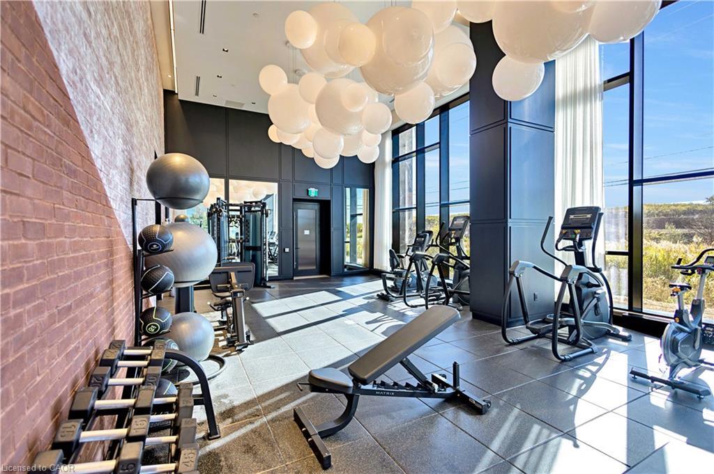 721-3200 William Coltson Avenue, Oakville, ON - Indoor Photo Showing Gym Room