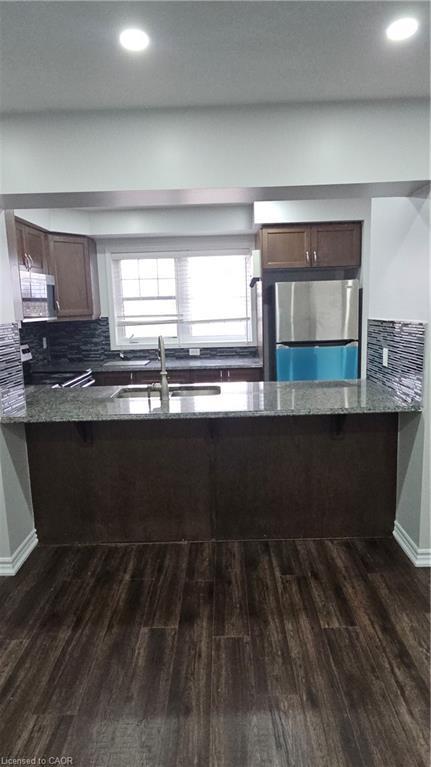 111 Glenvista Drive, Kitchener, ON - Indoor Photo Showing Kitchen With Double Sink