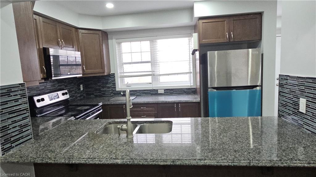 111 Glenvista Drive, Kitchener, ON - Indoor Photo Showing Kitchen With Double Sink With Upgraded Kitchen
