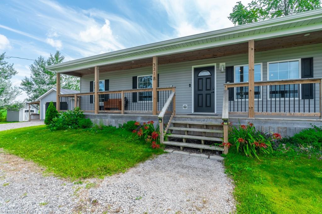 3318 #6 Highway, Hagersville, ON - Outdoor With Deck Patio Veranda With Facade