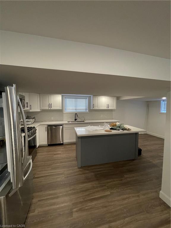 Lower-176 Queensdale Avenue, Hamilton, ON - Indoor Photo Showing Kitchen