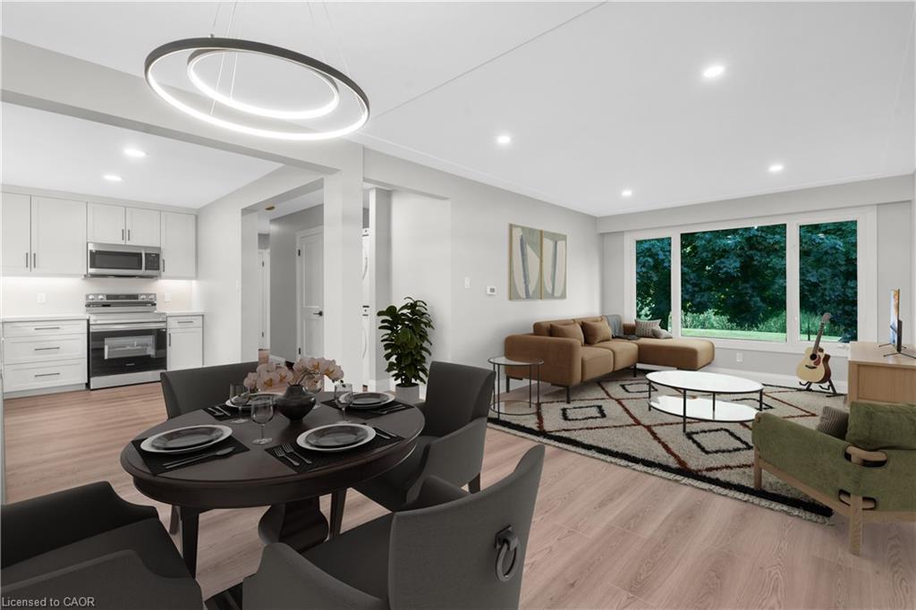 Upper-206 Shelley Drive, Kitchener, ON - Indoor Photo Showing Dining Room